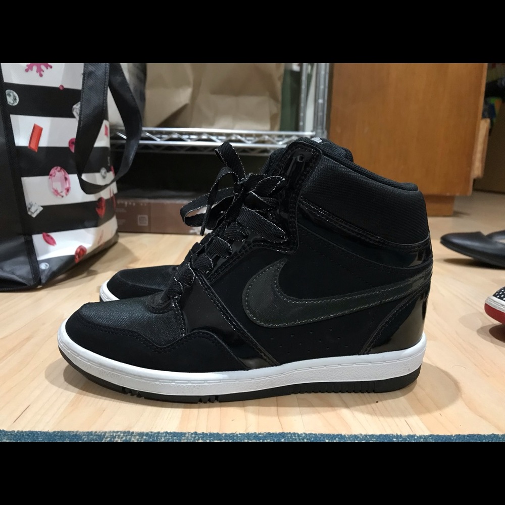 Women’s Nike force sky high hidden wedge sneakers